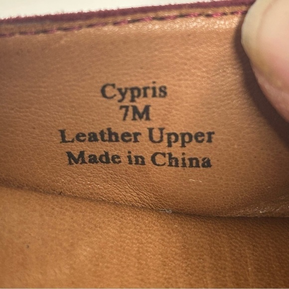 L’AmourDesPieds Cypris Maroon Suede Ballet Flats - Picture 15 of 16